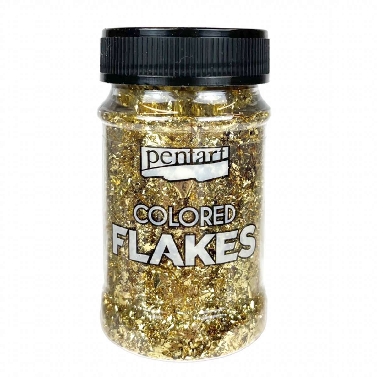 Pentart Gekleurde Folievlokken Baroque Gold 100ml