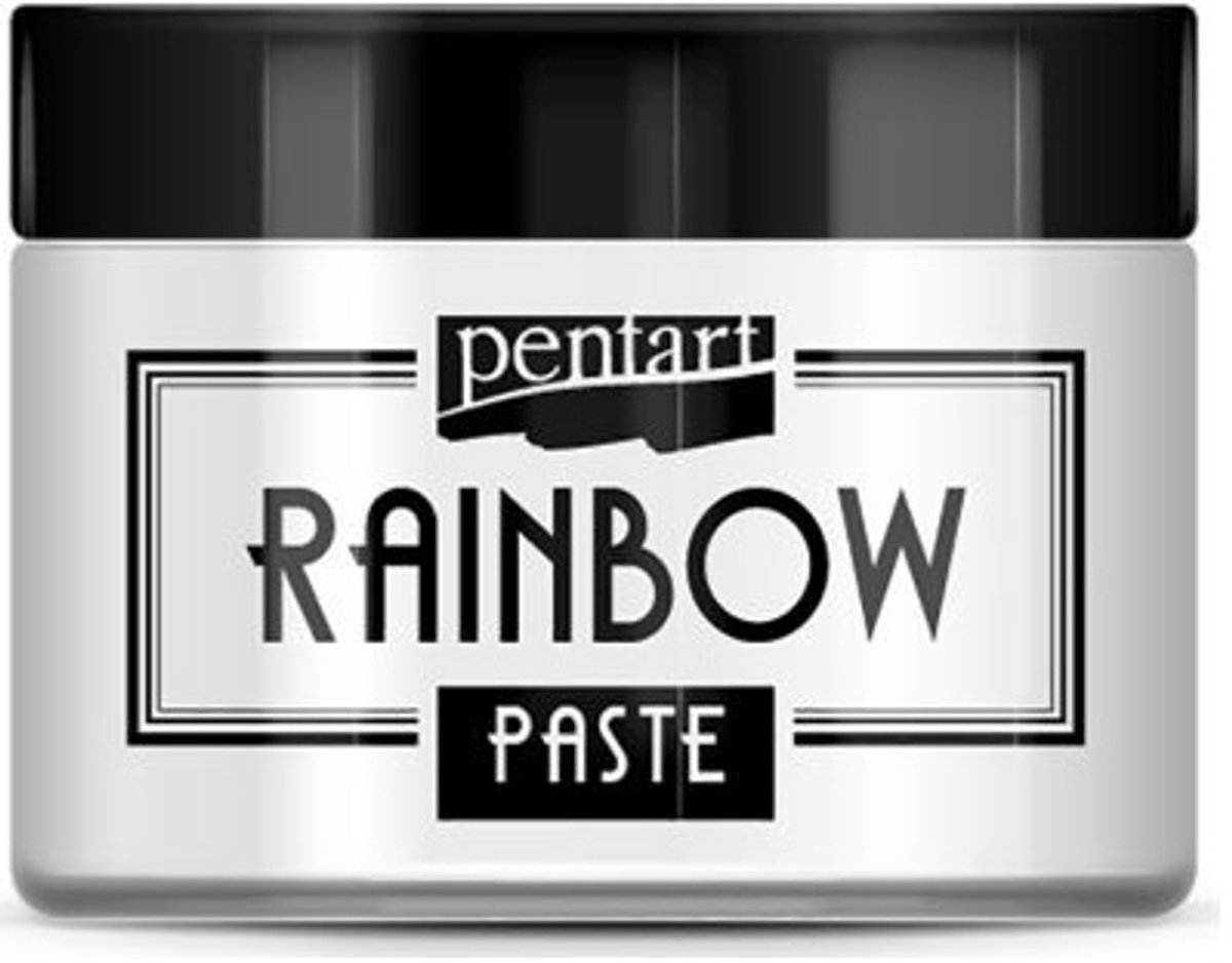 Pentart Regenboog pasta 150ml - Creatieve knutselpasta met holografisch effect.