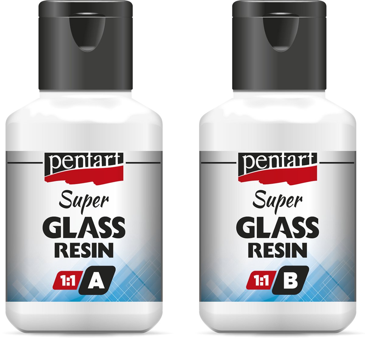 Pentart Super Glass Resin set - hars voor sieraden en knutselen 40ml.