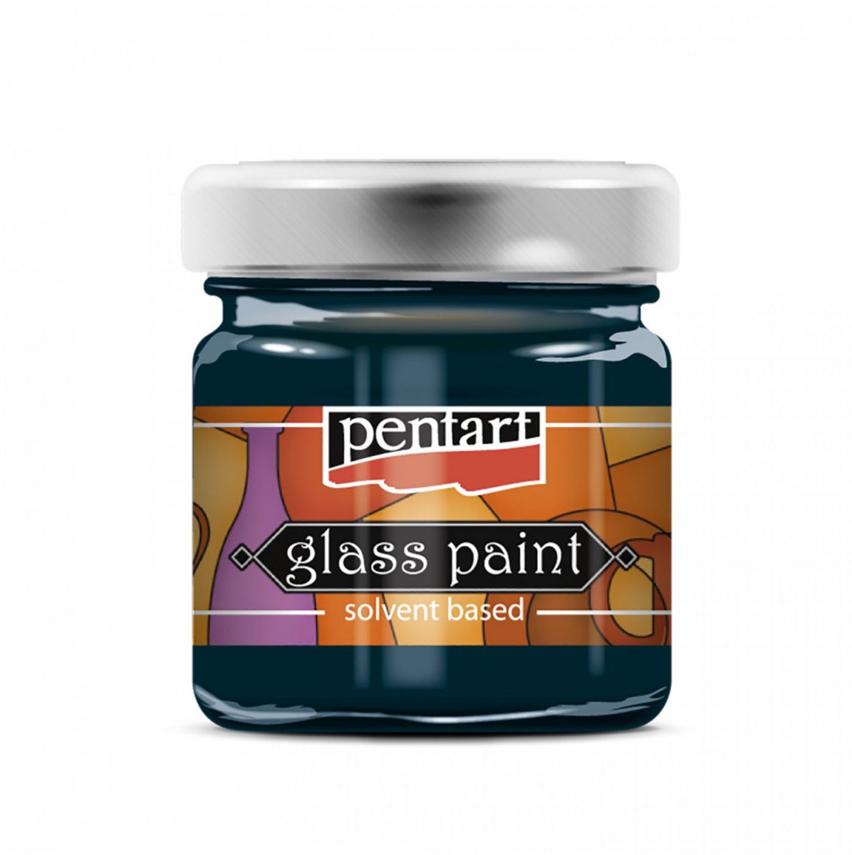 Pentart glasverf solvent basis 30 ml Morning Glory - creatieve verf voor glas.