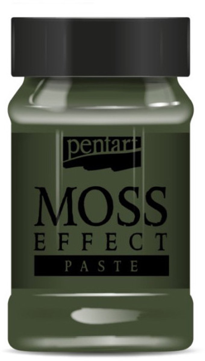 Pentart mos effect pasta donkergroen 100ml creatieve hobby.