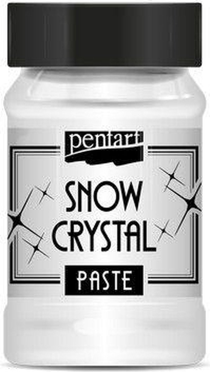Pentart sneeuw pasta decoratie 100ml voor knutselen en hobby.