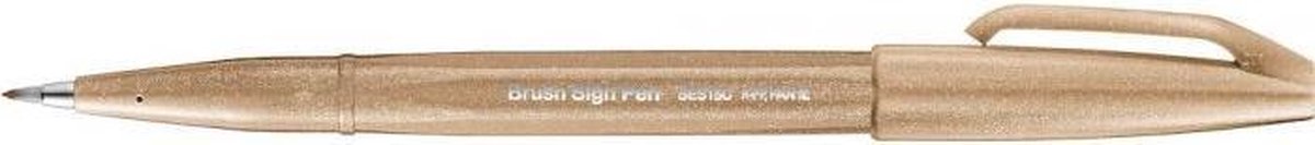  tel Brush Sign SES15C Lichtbruin