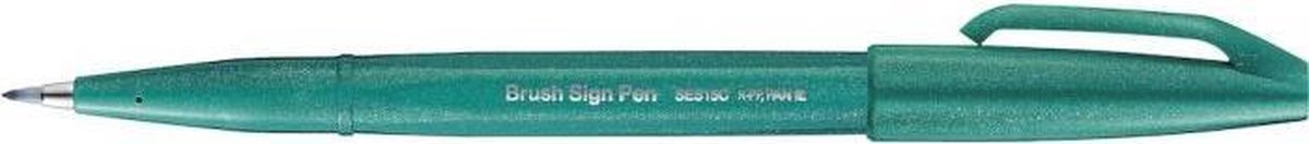  tel Brush Sign SES15C Turquoise Groen