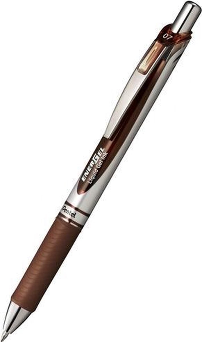  tel EnerGel Xm Retractable gel pen Bruin 1 stuk(s)