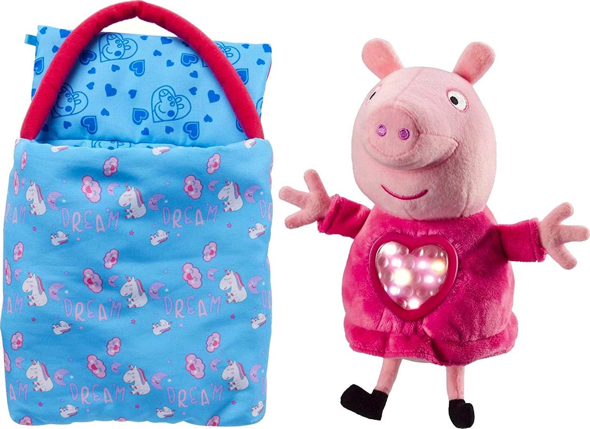 Peppa Pig - Slaapfeestje Peppa Knuffel