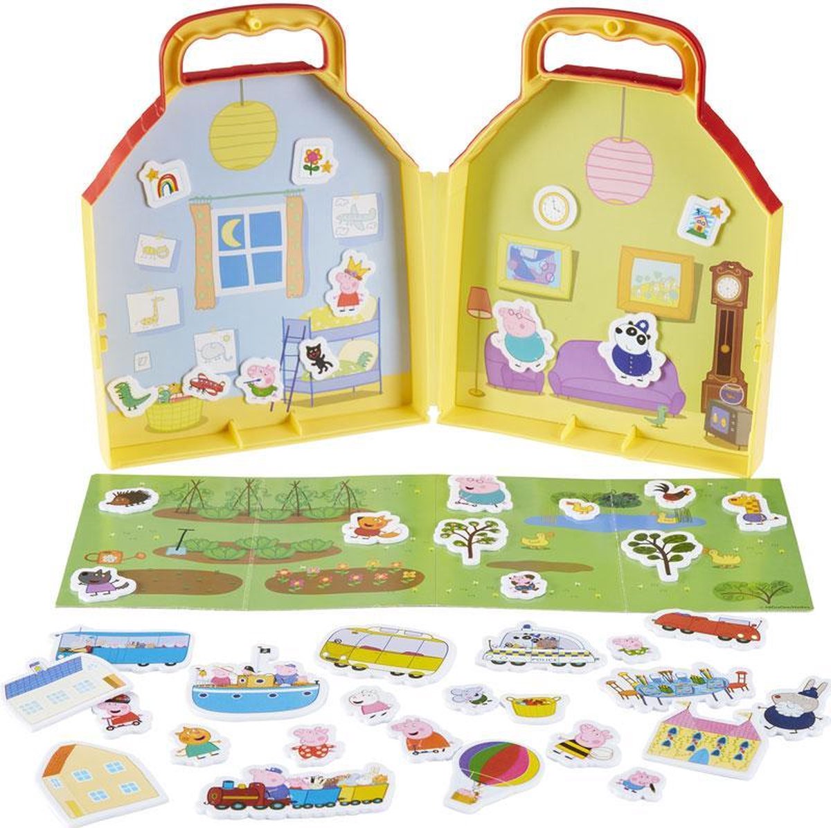 Peppa Pig - Stickerhuis - Herbruikbaar - Peppa Pig Stickers