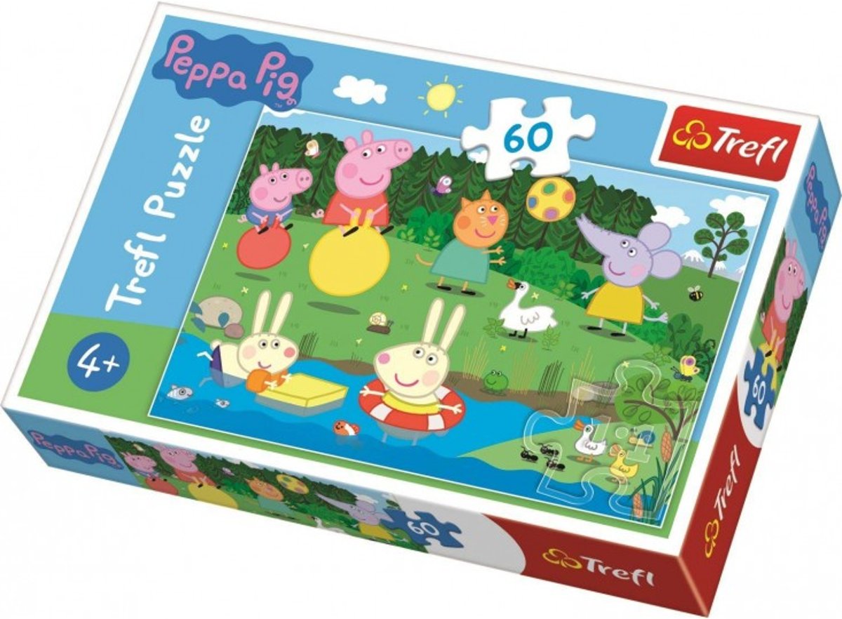 Peppa pig puzzel holiday fun 60 stukjes