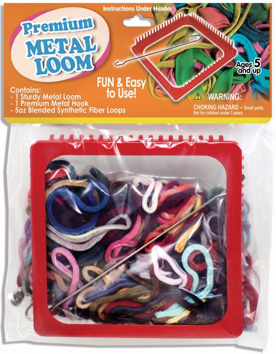 Pepperell Loom And Hook With Loops - metaal - LOOM5OZ