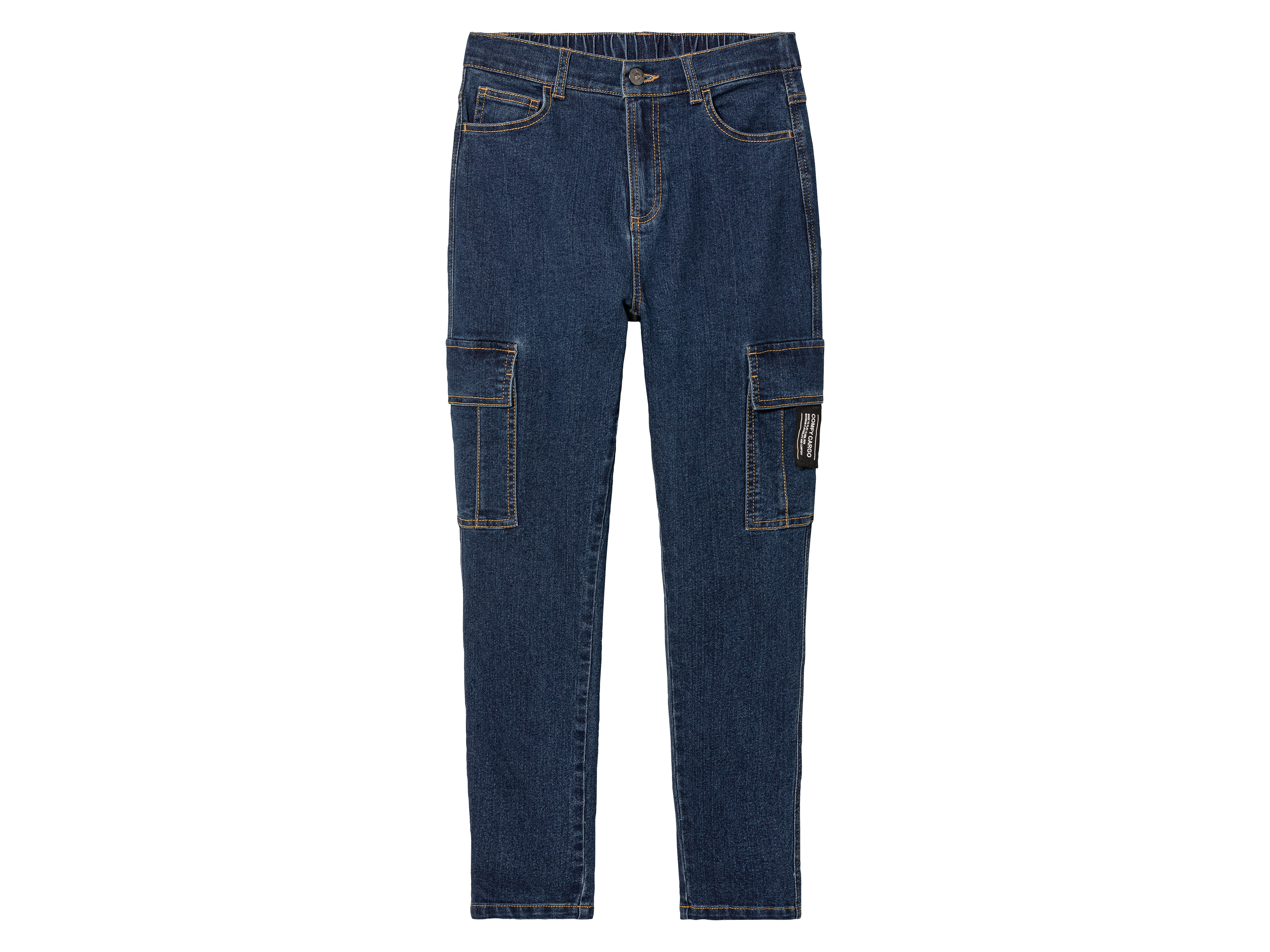 pepperts! Jongens cargojeans (158, Donkerblauw)