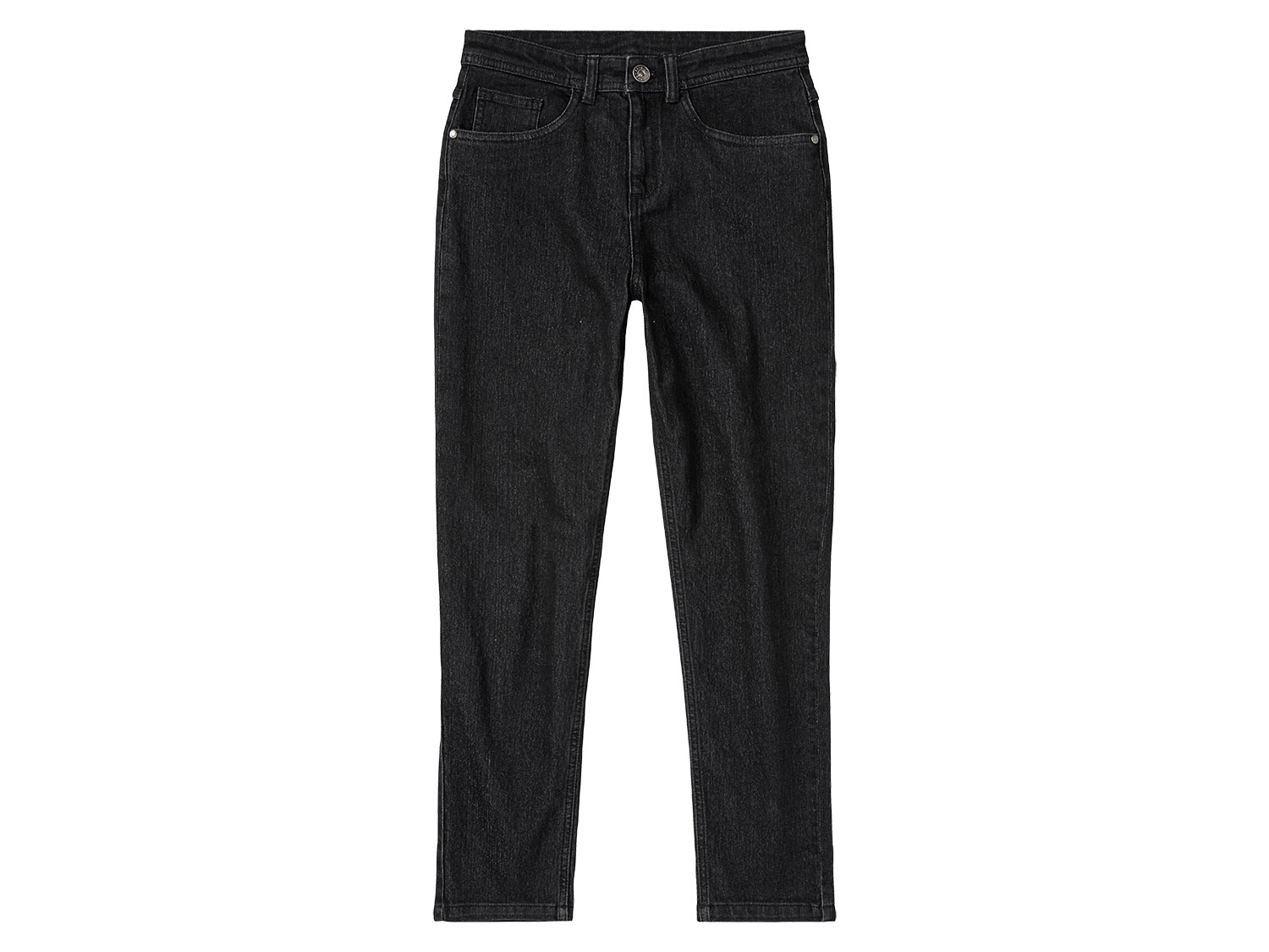 pepperts! Kinder jeans tapered fit (Zwart, 140)
