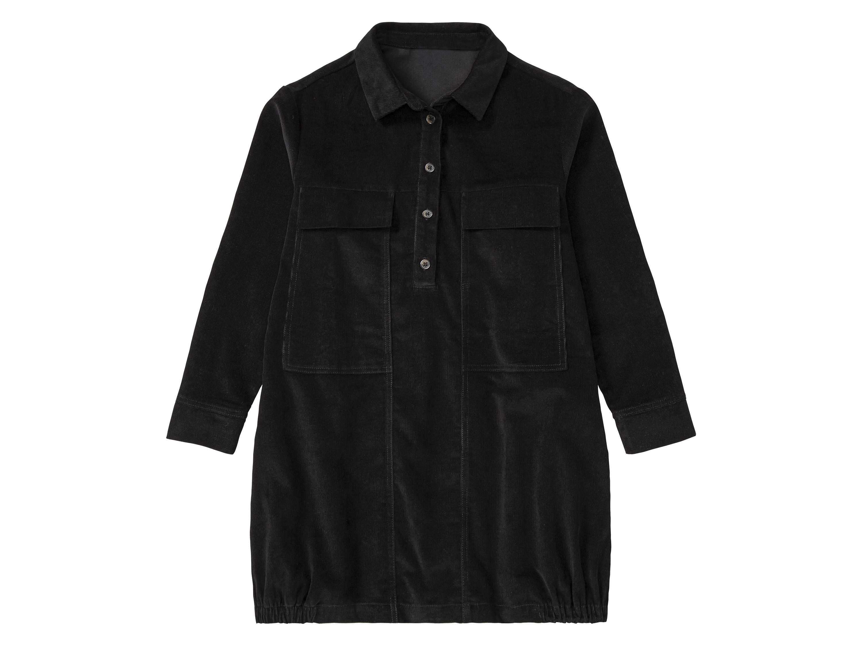 pepperts! Meisjes corduroy jurk (152, Zwart)