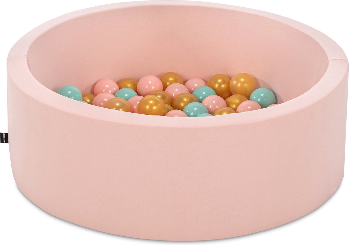   babys - Roze - 150 ballen in de kleuren Roze, Mint en Goud -   baby -  ken -   baby -  