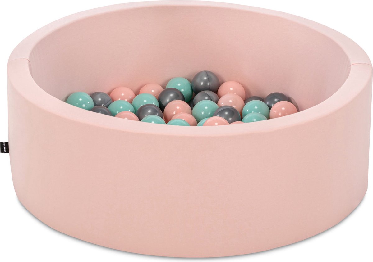   babys - Roze - 150 ballen in de kleuren Roze, Mint en Grijs -   baby -  ken -   baby -  