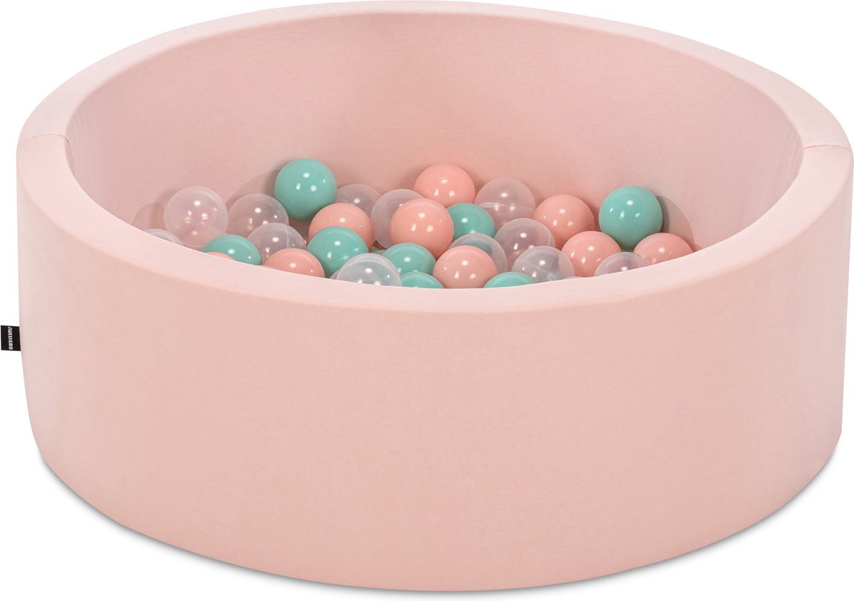   babys - Roze - 150 ballen in de kleuren Roze, Mint en Transparant -   baby -  ken -   baby -  
