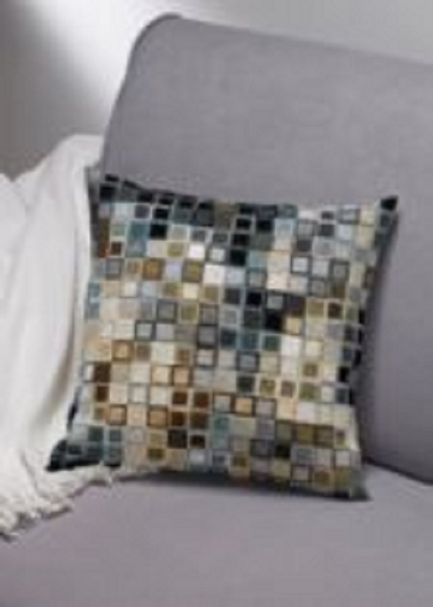 Borduurpakket Permin Pixel Roses 38x38cm