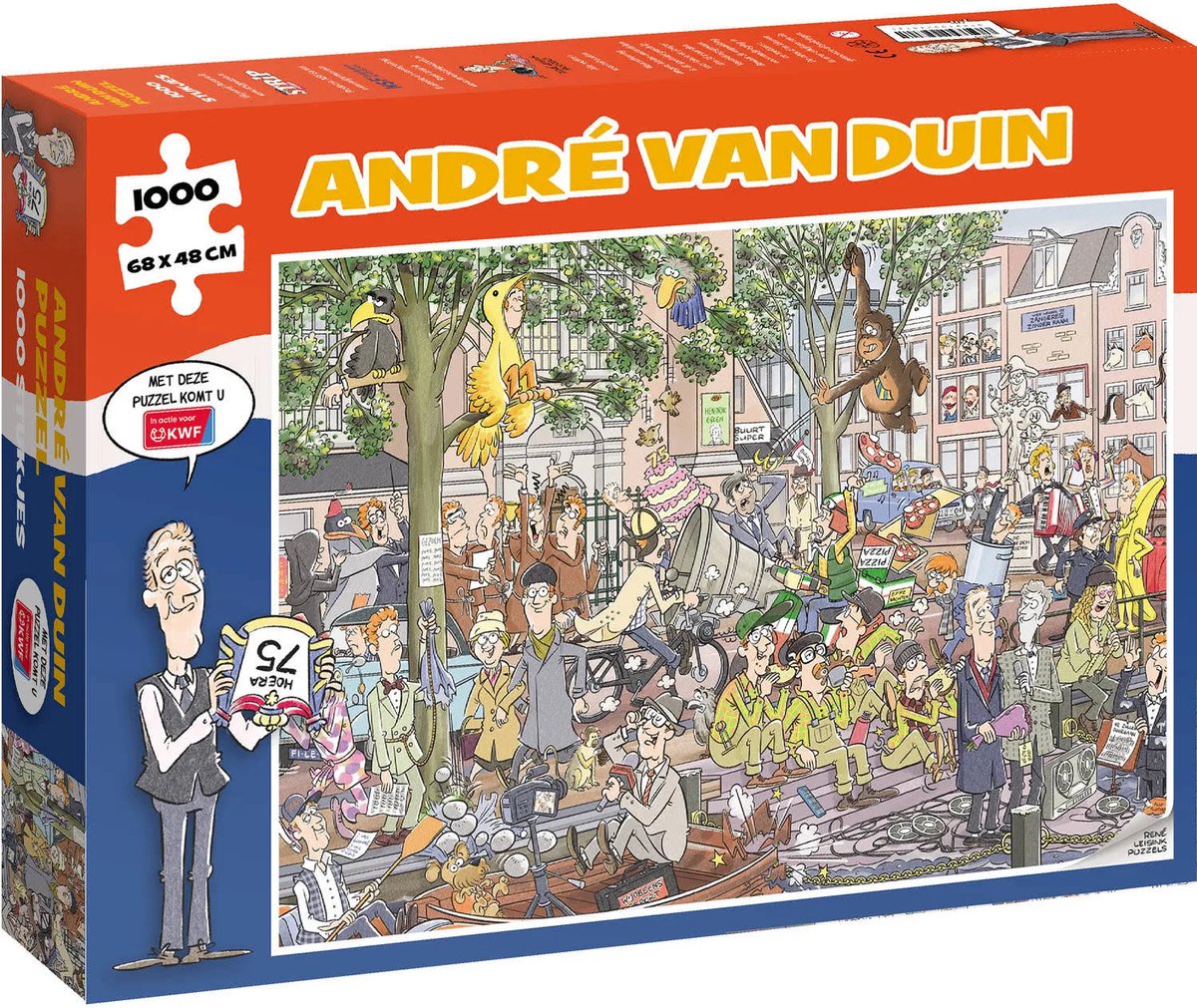 André van Duin 75 Jaar Puzzel - 1000 stukjes