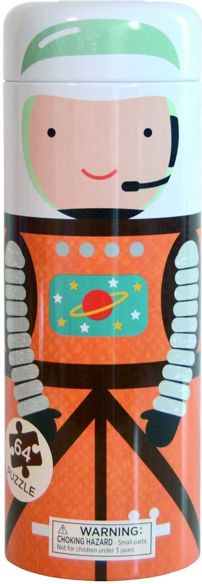 Petit Collage Puzzel Astronaut In De Ruimte In Spaarpot