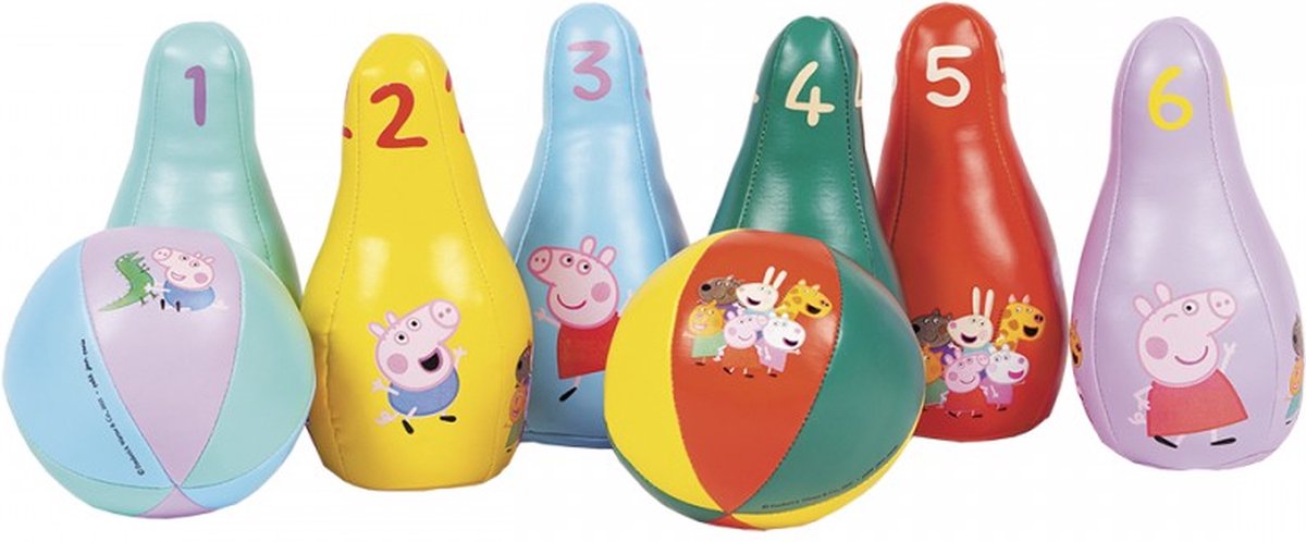 Bowlingset Peppa Pig 7 dlg