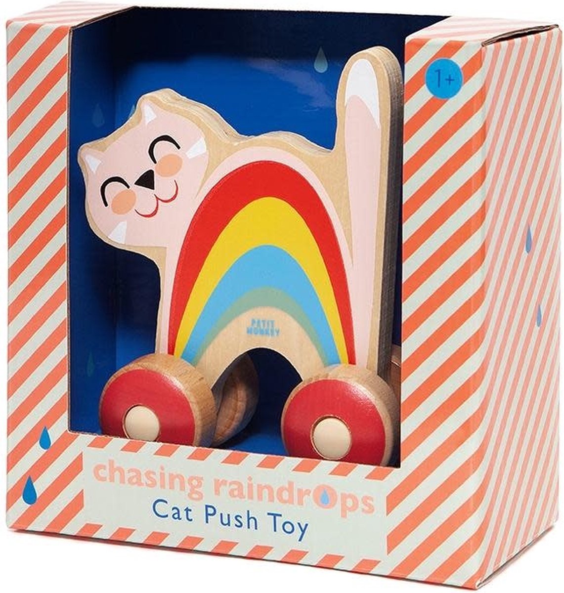 Duwfiguur Kat - Hout - Kinderen 1jr+