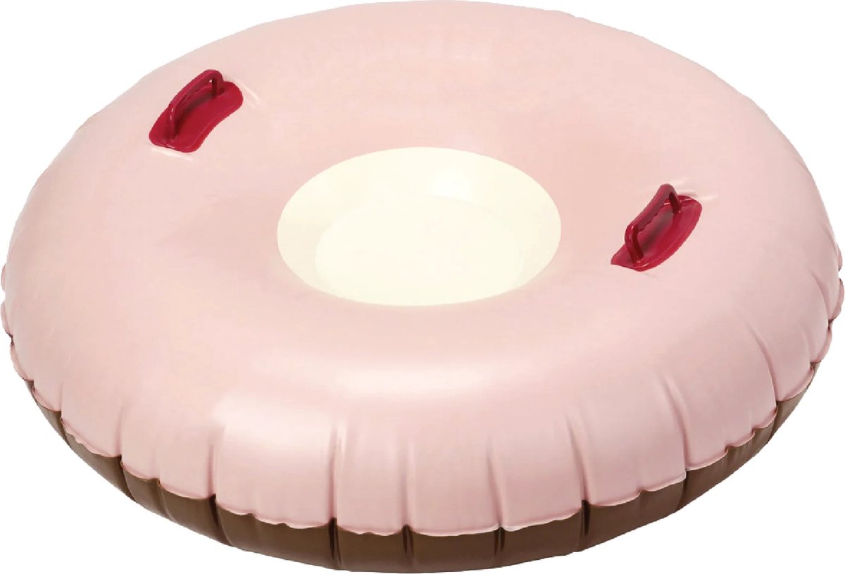 Opblaasbare slede - Alpine Winterfloat -   - kleur French Rose, Charleston & Creme