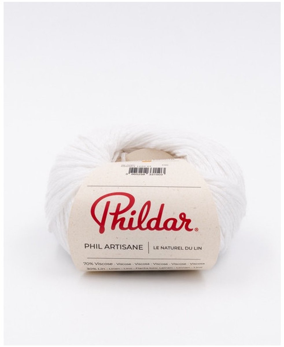 Pack Phildar Phil Artisane Blanc 10 stuks