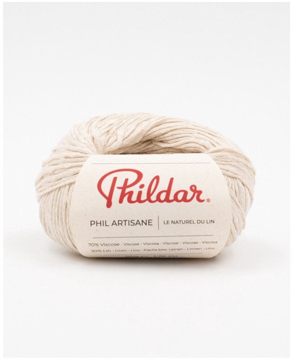 Pack Phildar Phil Artisane Ivoire 10 stuks