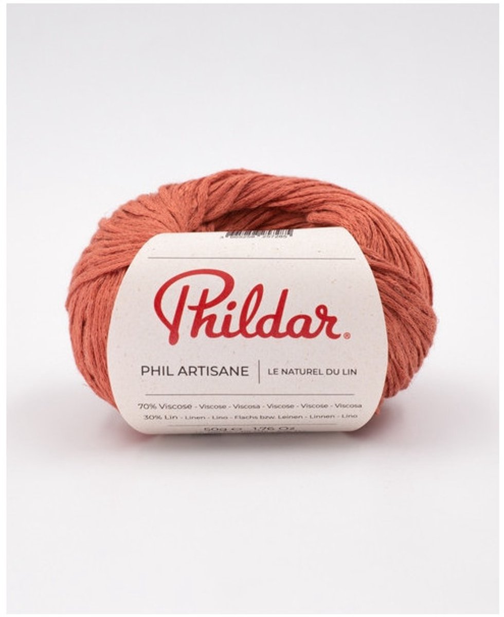 Pack Phildar Phil Artisane Terracotta 10 stuks