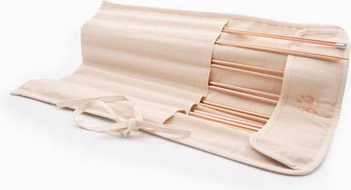 Phildar (Ppy) - Set van 8 paar breinaalden in aluminium Kleur: Rosé Gold - 40 cm
