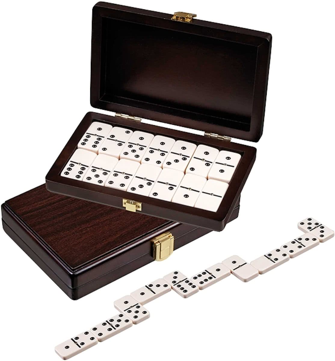 Philos Domino dubbel 6 walnoten box