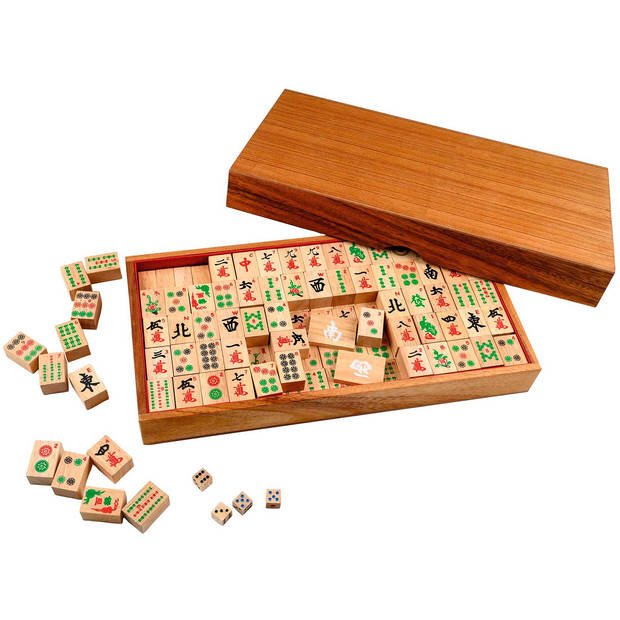 Philos Mah Jongg met Arabische cijfers hout