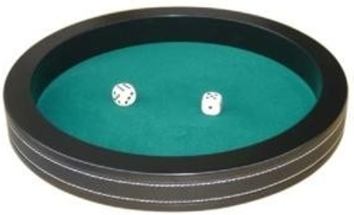   dobbelpiste met synthetisch leren rand 400mm