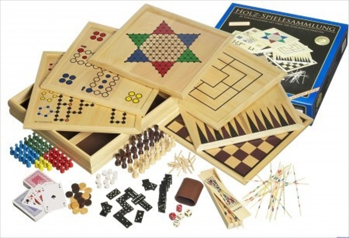 Philos houten game set Compendium 100
