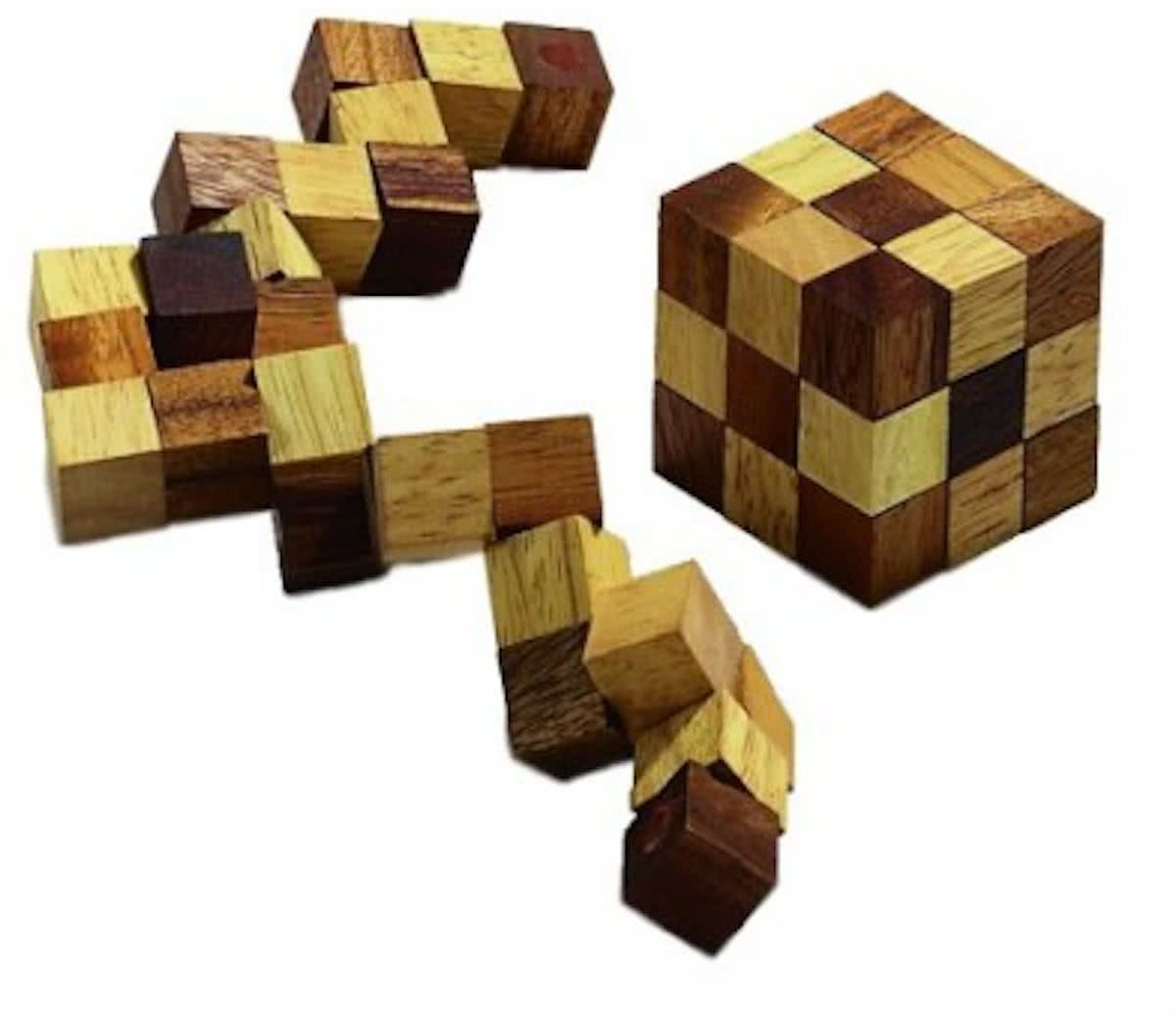Slangenkubus Puzzel Middel