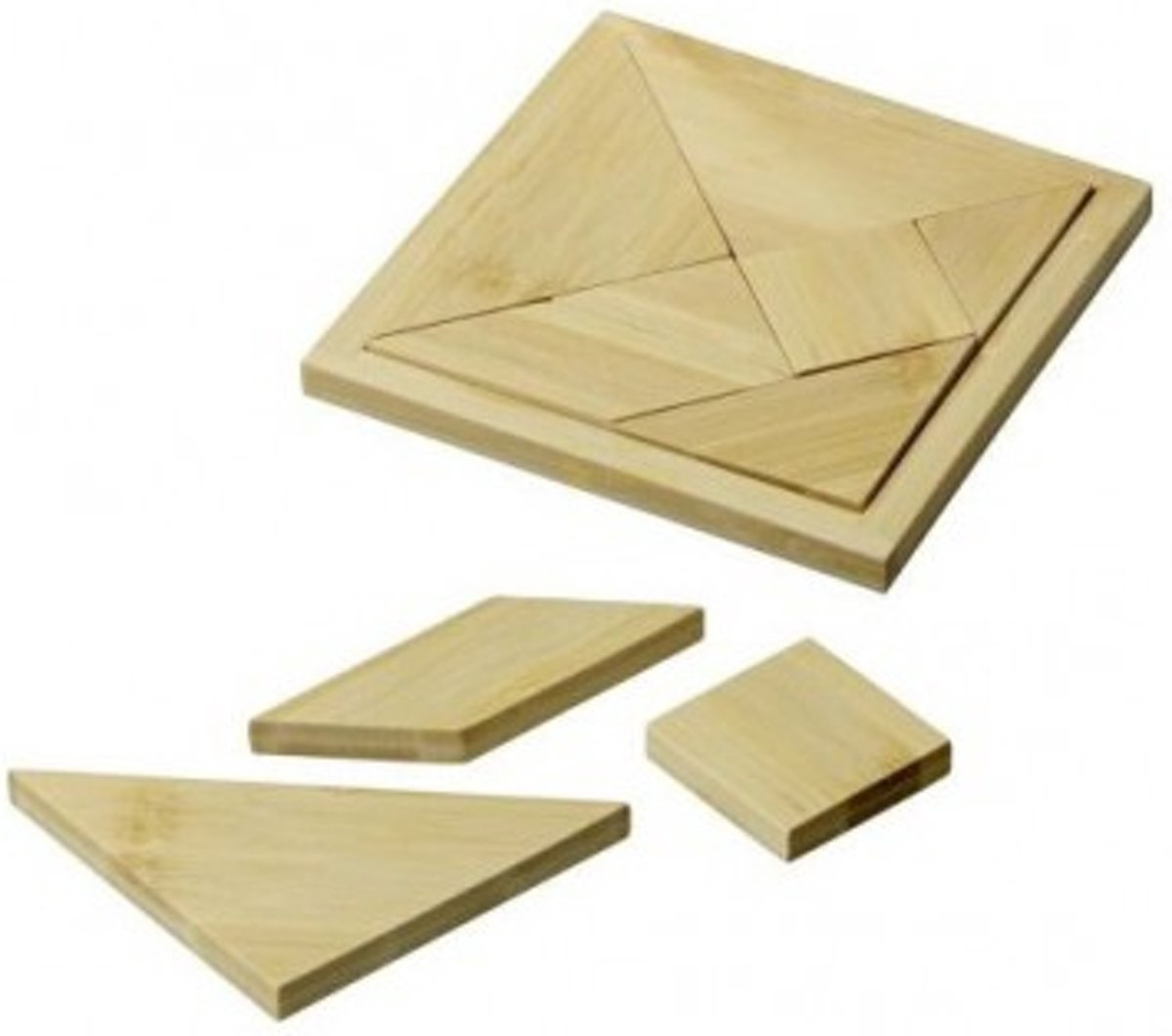 Tangram, bamboe