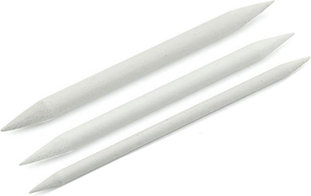 Phoenix - Doezelaar - Set van 3 - Blender potlood - 6,8,10 mm - Voor pastel, houtskool, grafiet en potlood