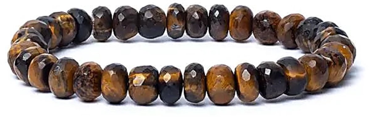 Armband tijgeroog facet AA kwaliteit elastisch