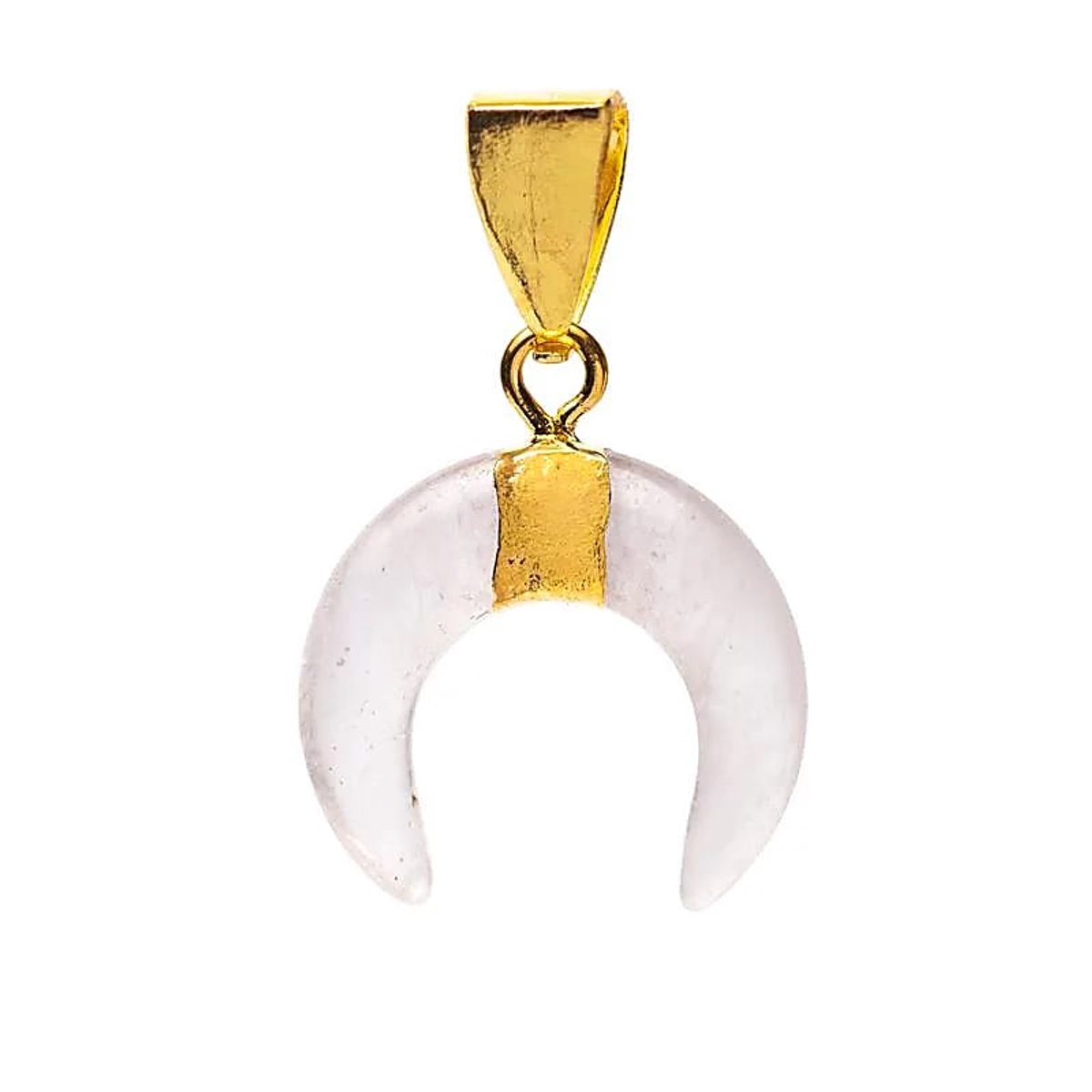 Hanger halve maan bergkristal