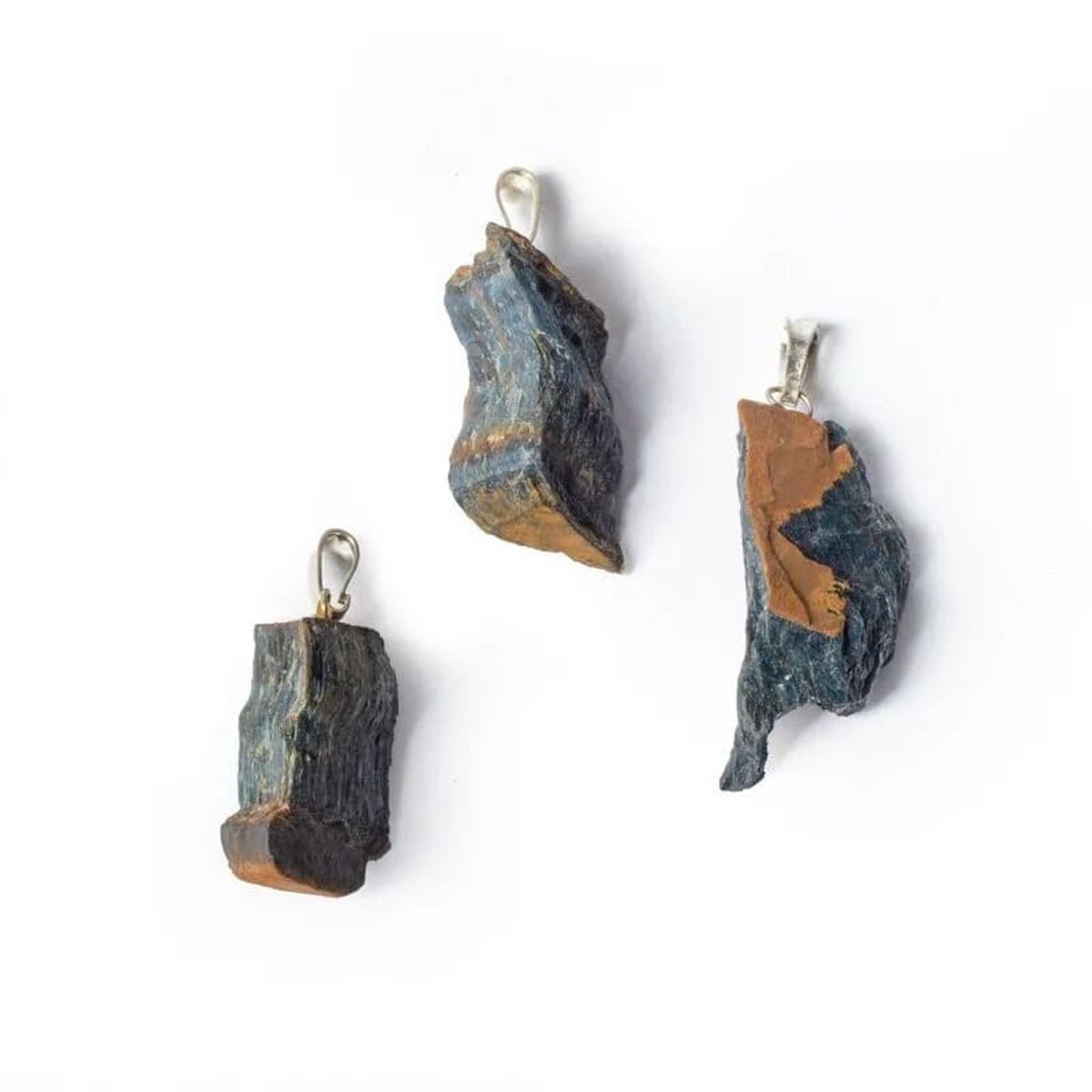 Valkenoog ruw edelsteenhanger