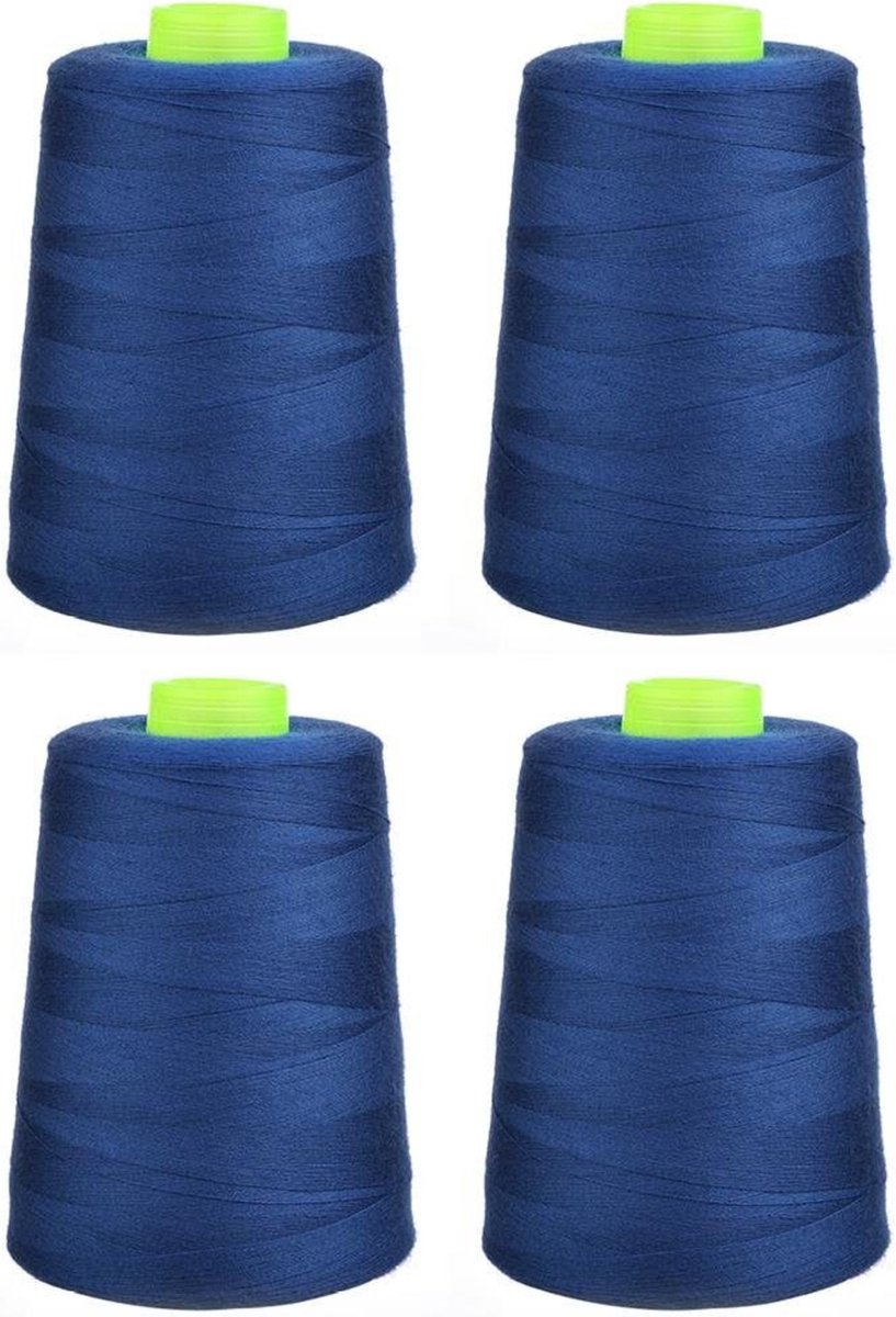Phoenix 4x 5000m overlock garen - koningsblauw