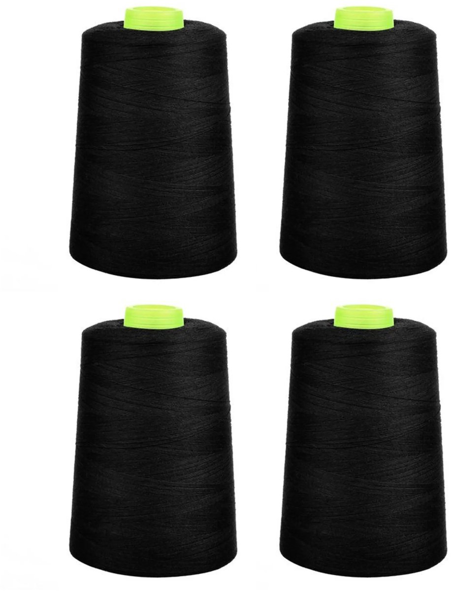 Phoenix 4x 5000m overlock garen - zwart