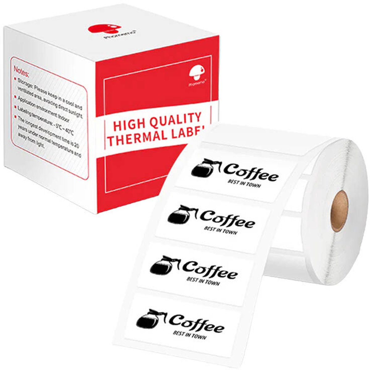 Phomemo Etiketten Stickers 15X30Mm 400 Stuks Voor Organisatie En Etikettering