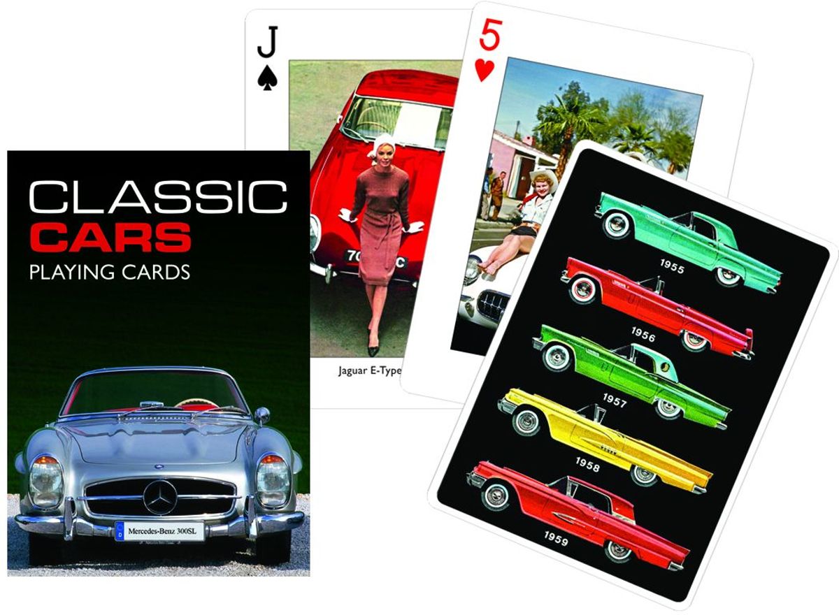 Classic Cars Speelkaarten - Single Deck