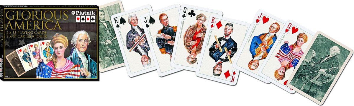 Piatnik Glorieus Amerika De Luxe Speelkaarten - Dubbeldeck.