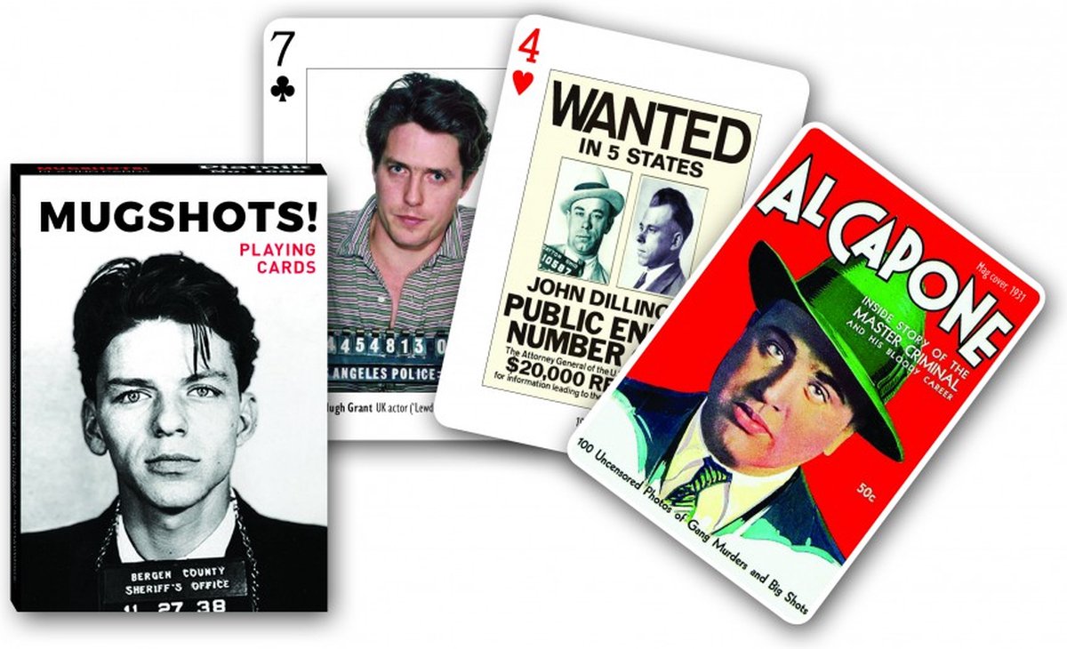 Piatnik Mugshots Speelkaarten - Enkeldeks