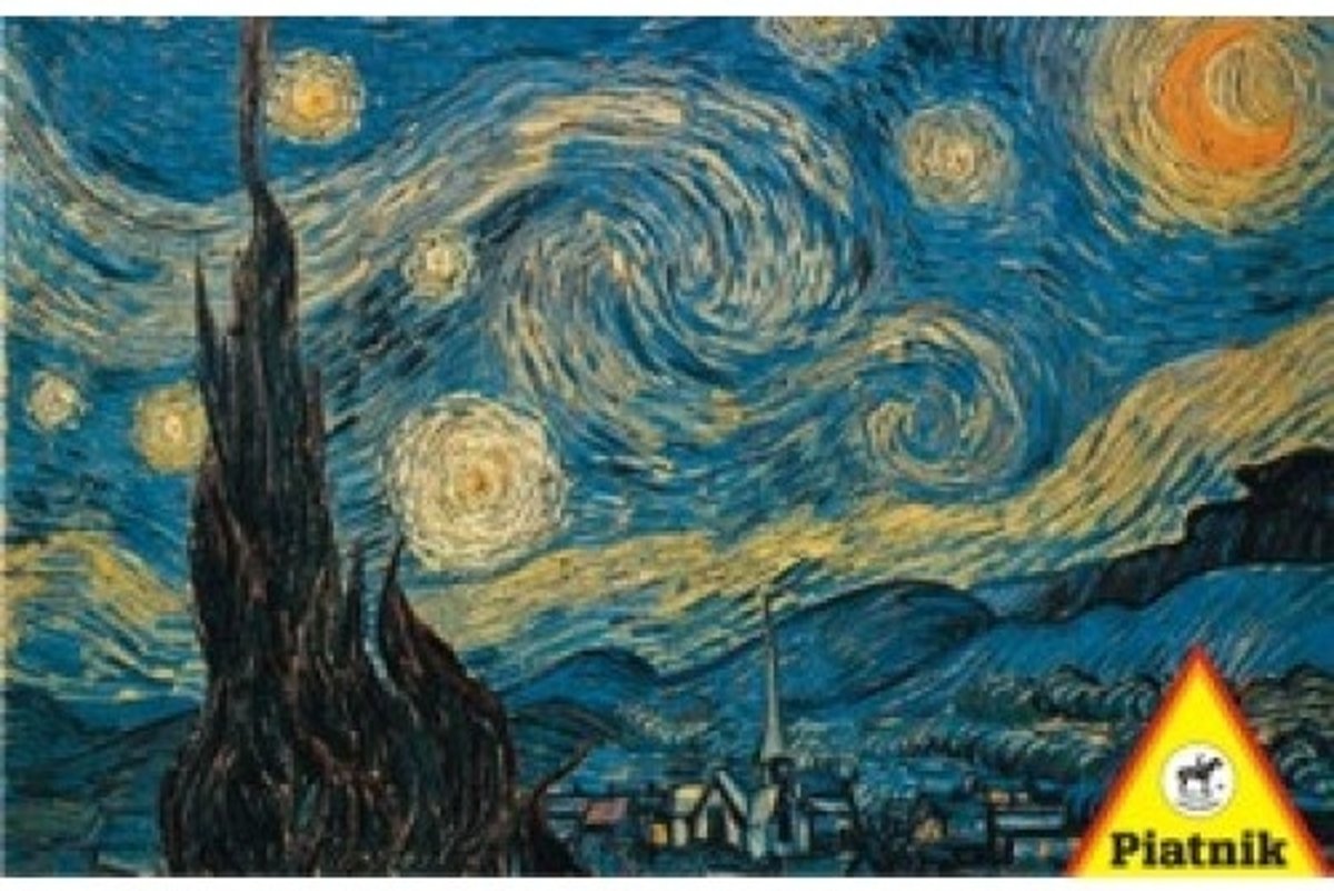 Puzzel,Sterrennacht,van Gogh,1000 Stukjes Piatnik 540363