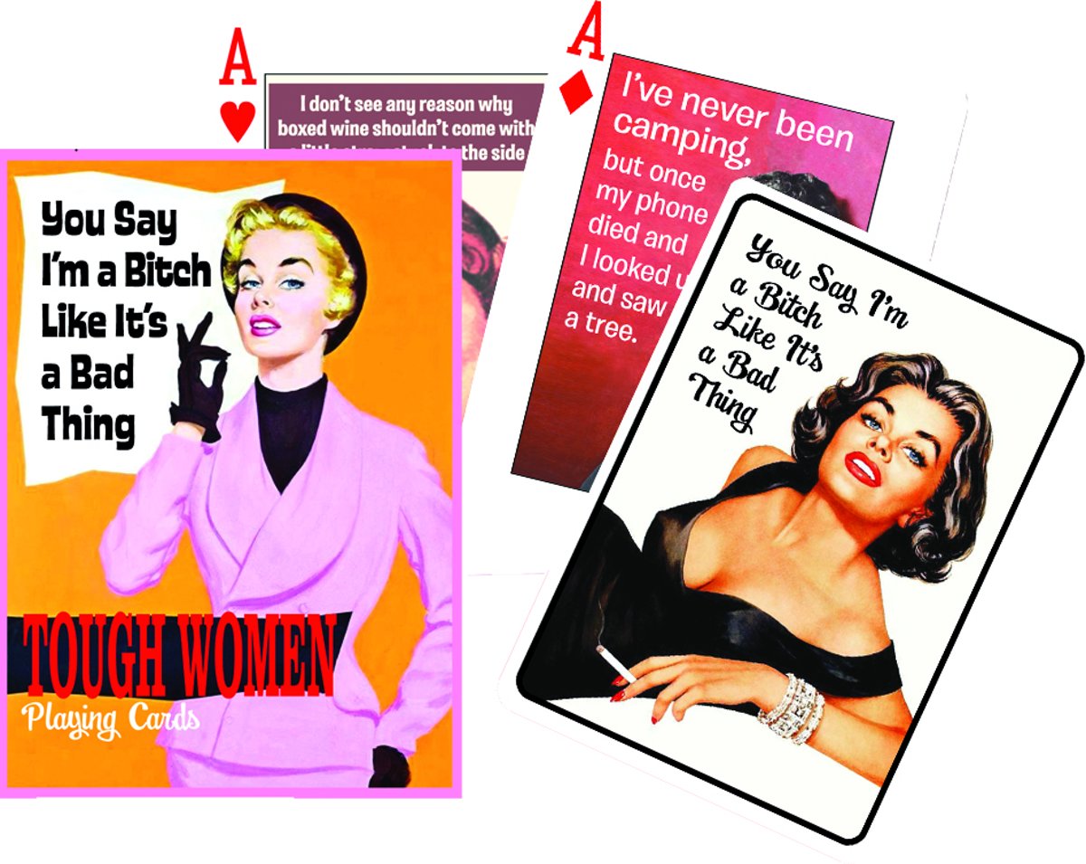 Tough Women Speelkaarten - Single Deck