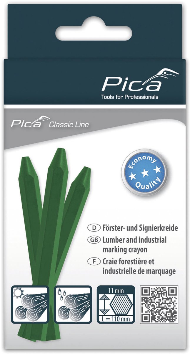 Pica 591/36 Markeerkrijt ECO groen VE=12 - PI59136