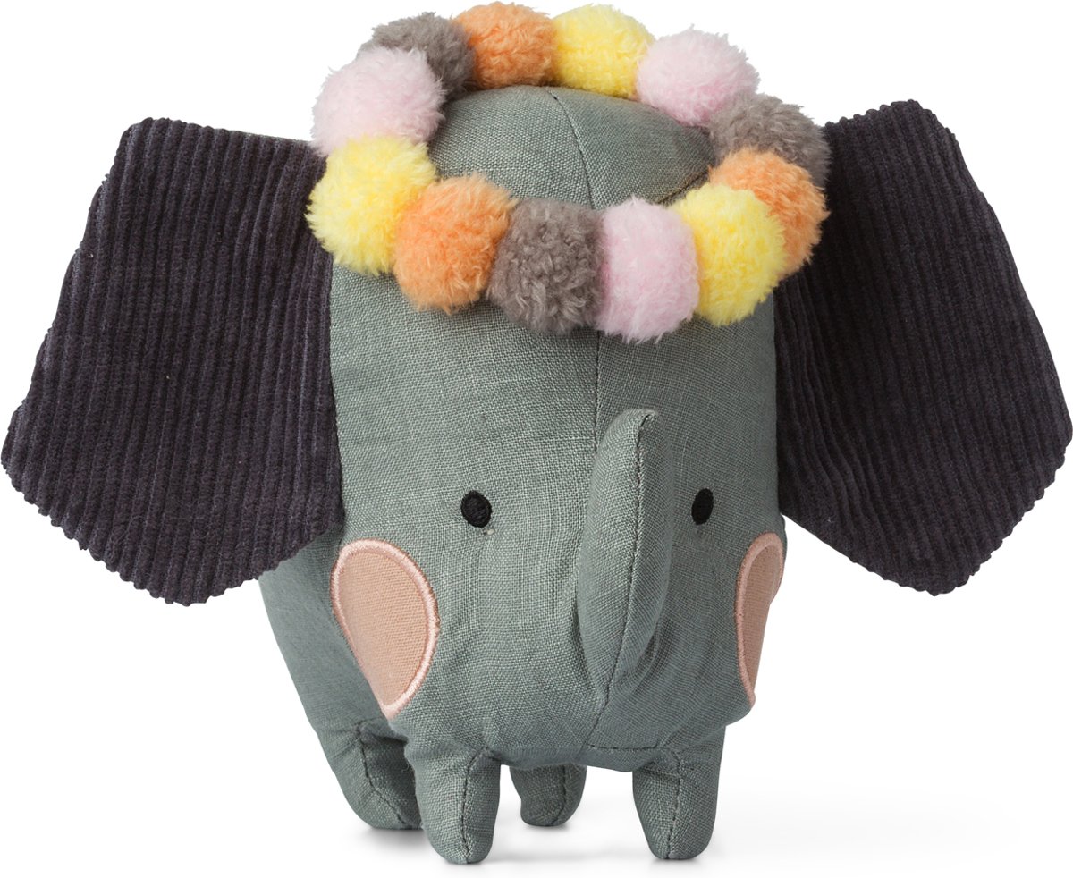 Picca LouLou olifant knuffeldier in geschenkdoos - 18 cm - 7