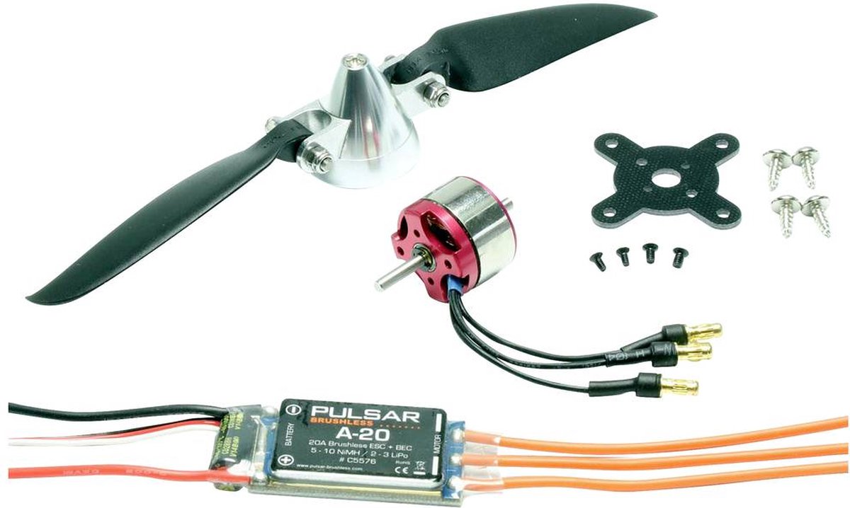 C2343 Brushless aandrijving voor vliegtuigen/helikopters Geschikt voor: Pichler Thermus